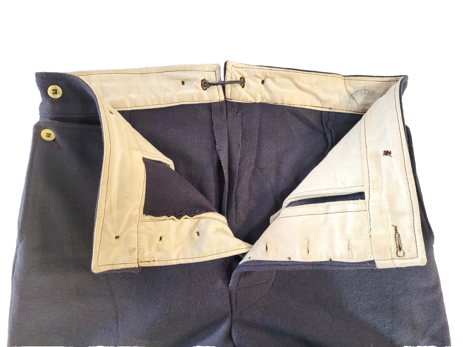 Pants Trousers Mens 36WX31L C&D Jarnagin Western Style Dk Gray Reenactment