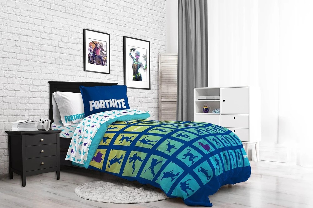 Fortnite "Boogie Bomb" 3pc Twin Sheet Set