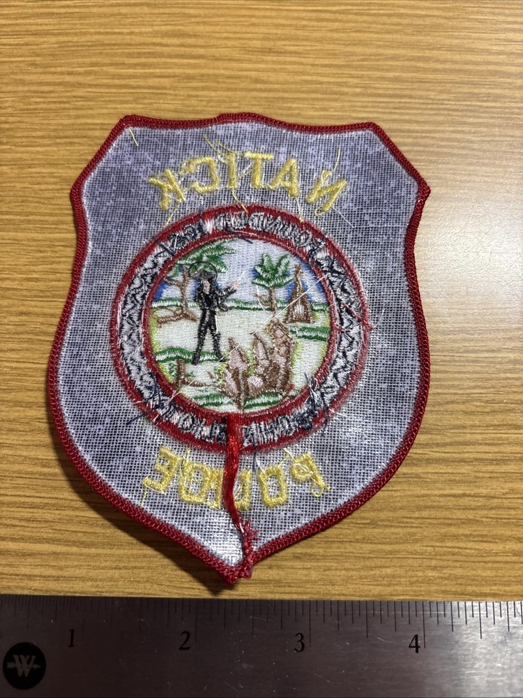 Natick Massachusetts Police Patch