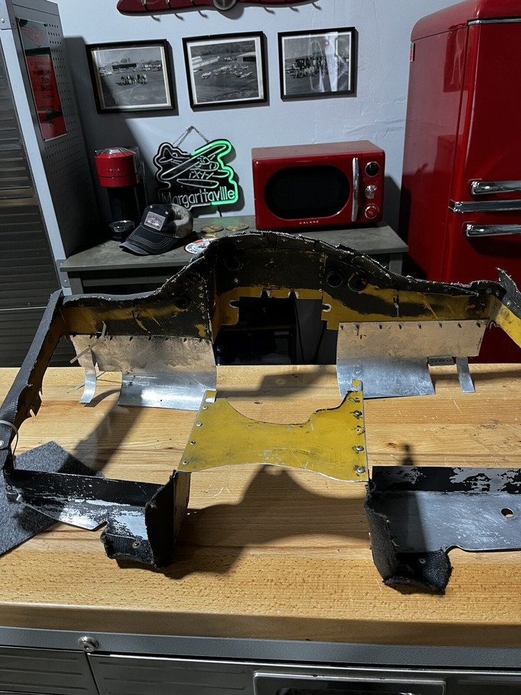 Taylor Monoplane Engine Mount Franklin & Baffle