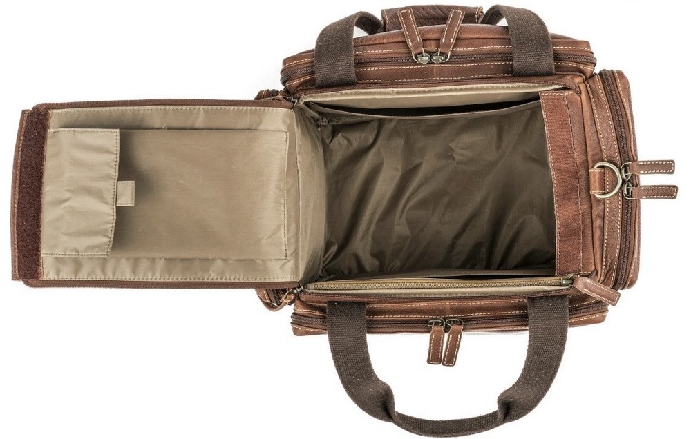 100% Buffalo Leather Hunting/shooting Range Bag