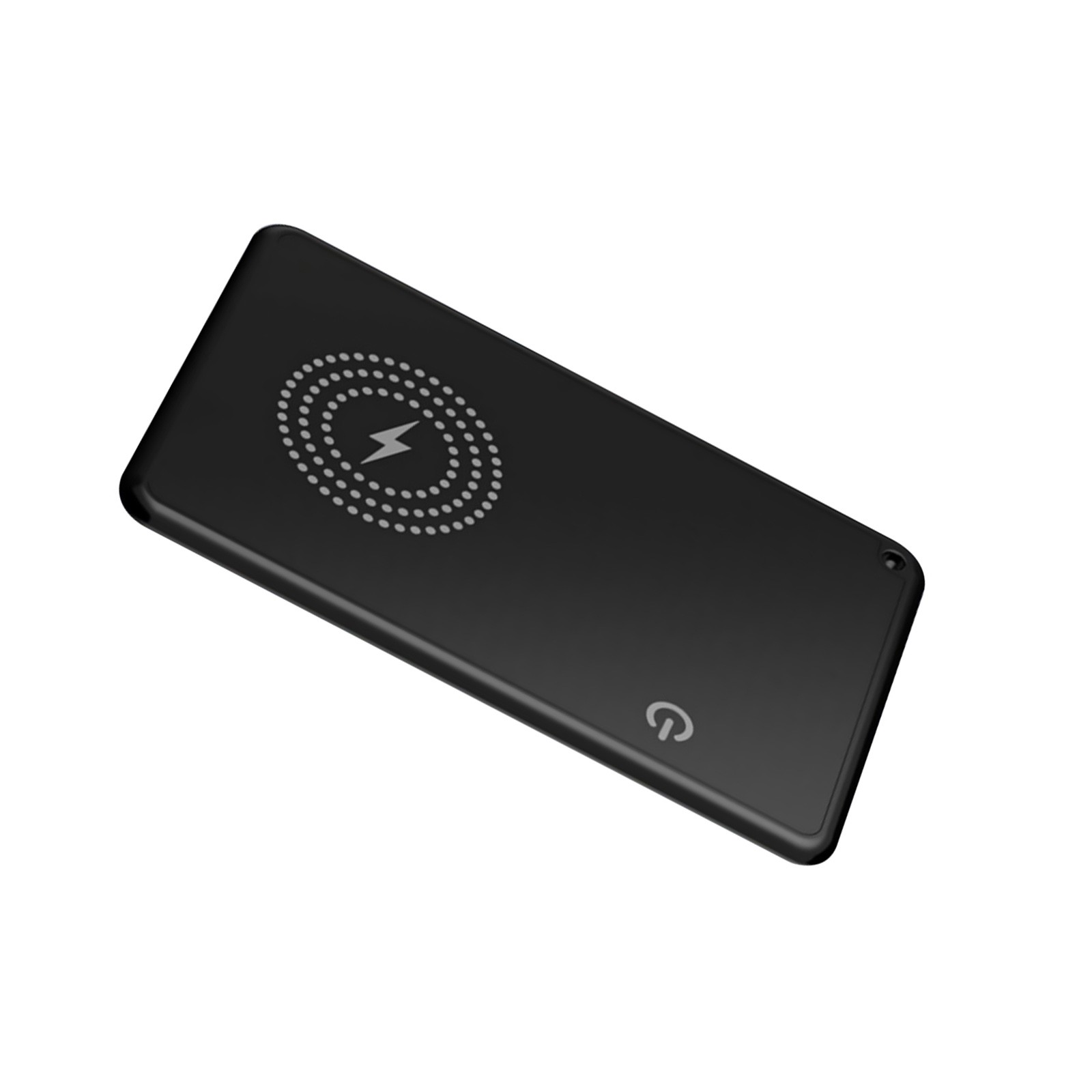 Black Wireless Charging Smart Card Tracker ABS Wallet Tracker Tracking Device