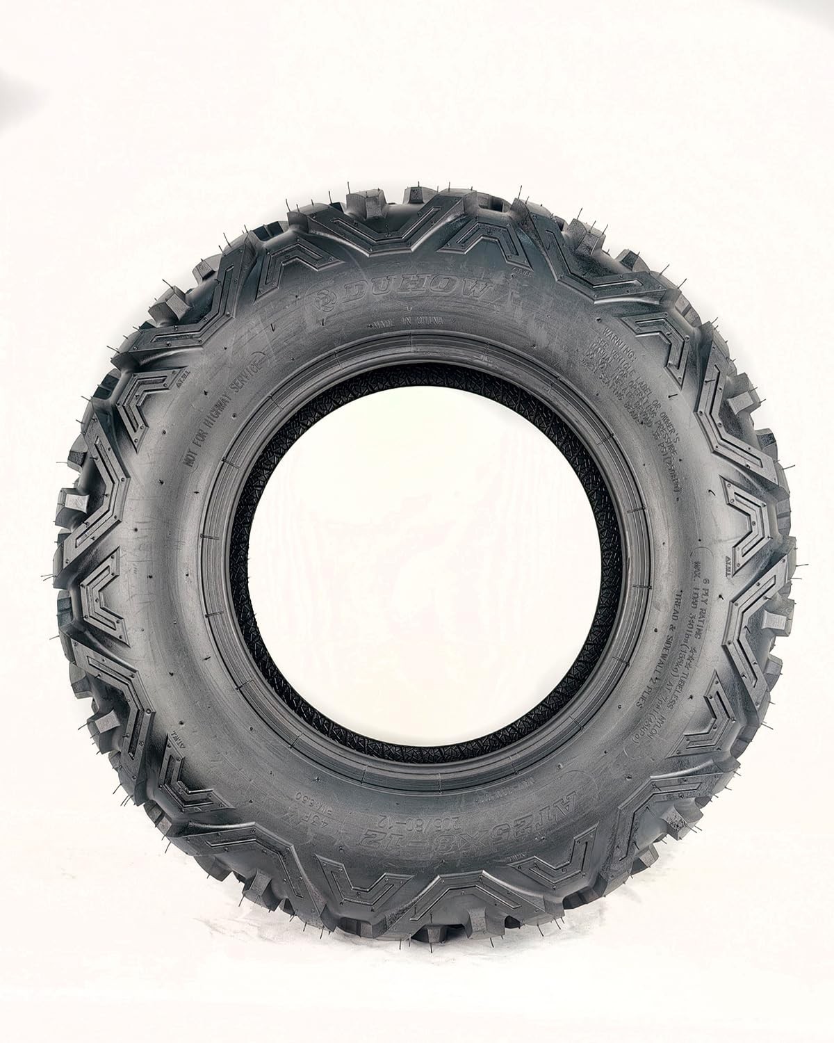 Set 2 25x8-12 UTV ATV Tires 25x8x12 All Terrain 25 8 12 Heavy Duty 6PR Tubeless