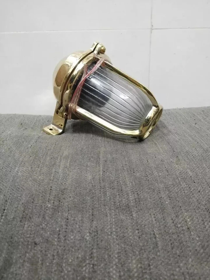 Nautical Maritime Style Marine Antique Brass Wall Mount Indoor Outdoor Light