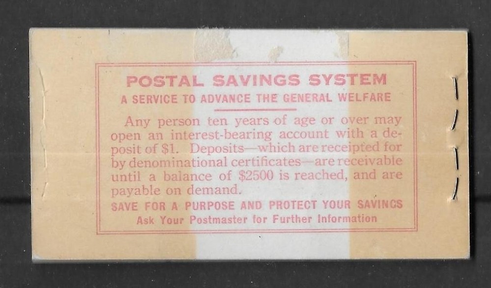 US 1939 73c Booklet SB74 - Complete