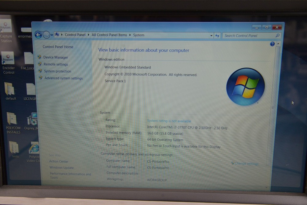 Polycom RPCAP-PRT RealPresence Capture Station Portable Pro