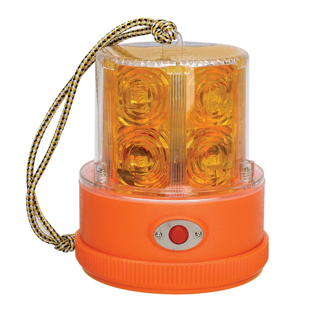 NARVA LED AMBER PORTABLE STROBE BEACON MAGNETIC BASE WITH LIGHT SENSOR 85320A