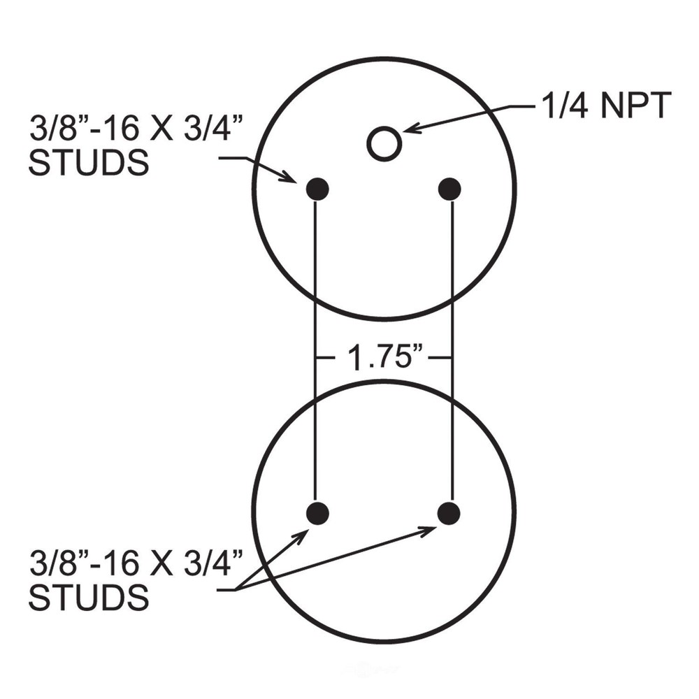 Air Suspension Helper Spring RIDE-RITE 6788
