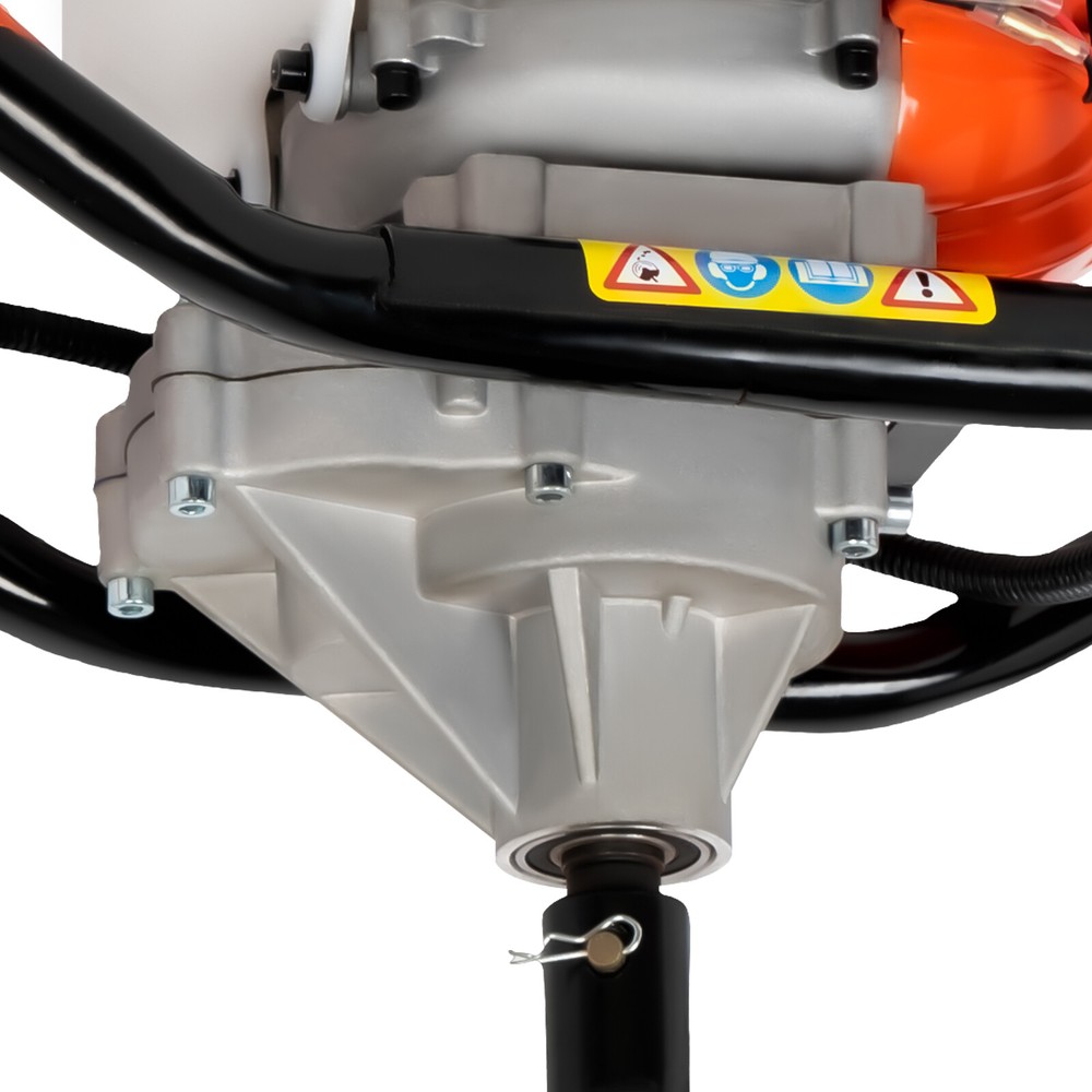 2-Stroke 52CC Earth Auger Gas Powered One Man Post Hole Digger Machine& 3pc Bit