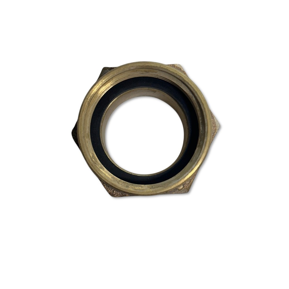 Heavy Duty Brass Hex Nut Adapter Fitting Fire Department Connection FDC