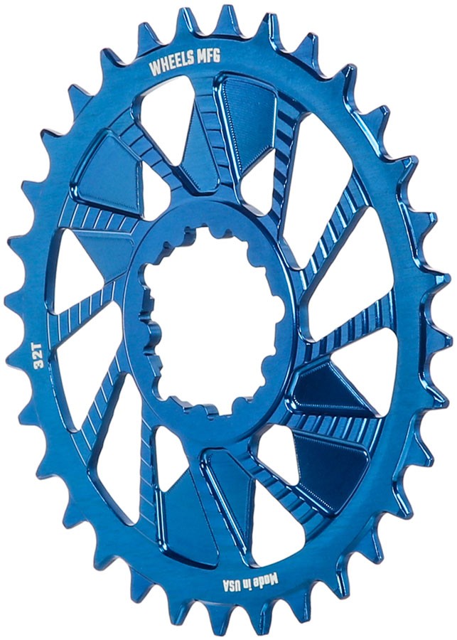 32T 3-Bolt Direct Mount Chainring - 7075 Aluminum, Hyperglide+ Compatible