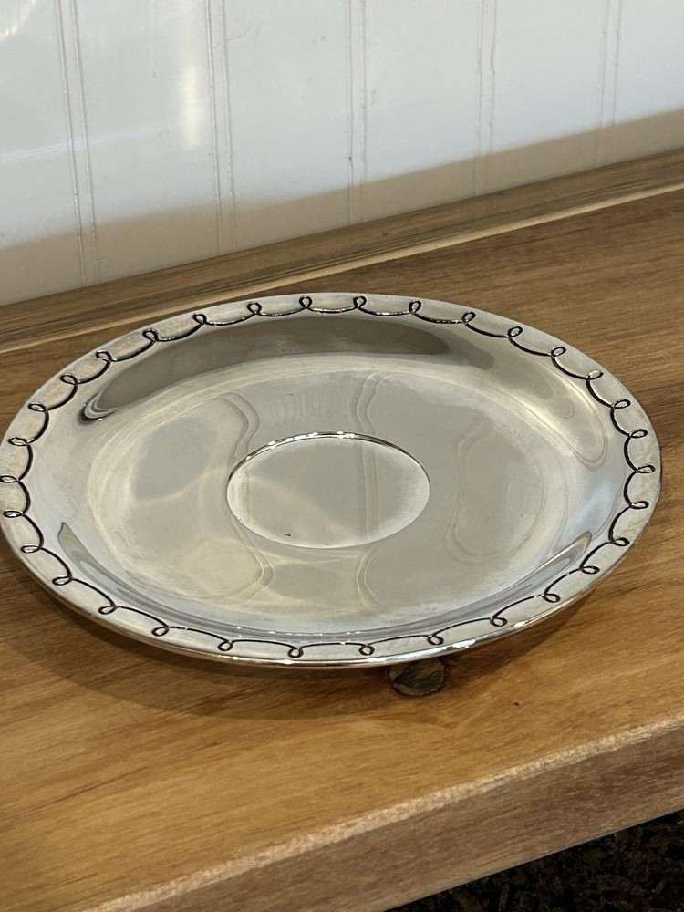 Godinger Silver Art Company, Silverplate Tea Coffee Cup Saucer 5”