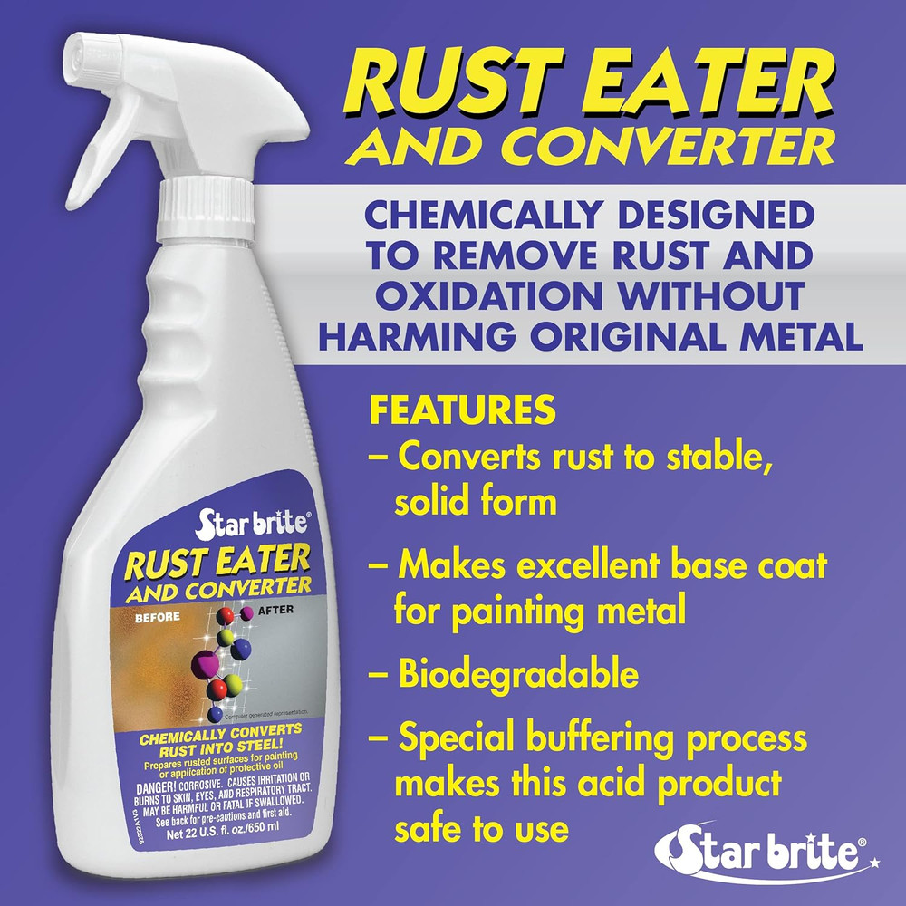 Rust Eater & Converter - Chemically Converts Rust into Steel
