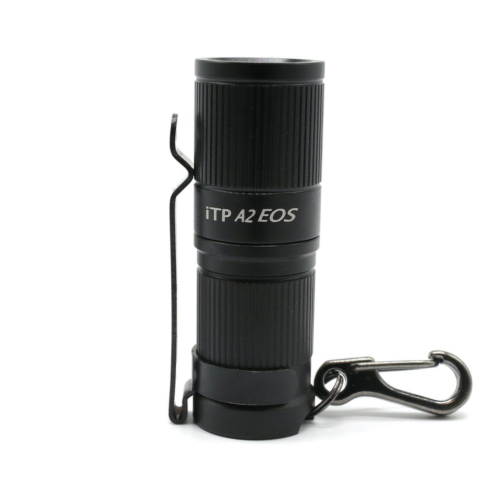 iTP A2 EOS 3 Mode 230 lumen Keychain Mini Flashlight w/ Magnet End light