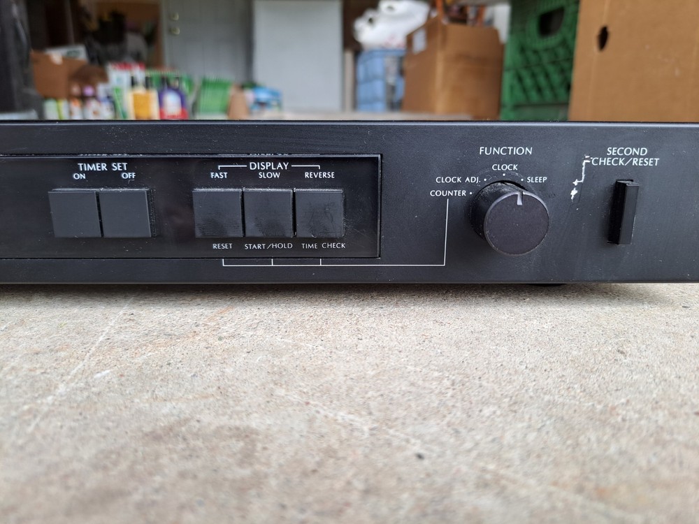 Vintage Sansui AT-20 Audio Program Timer Black Face