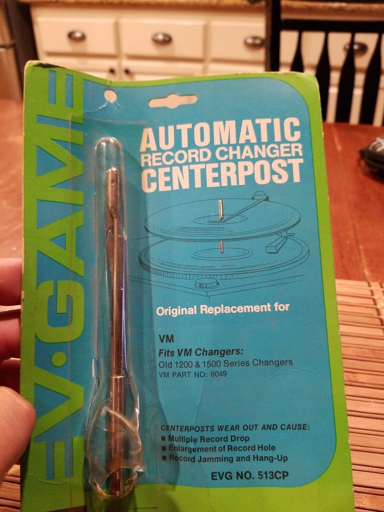 EVG 513CP Automatic Record Changer Center Post~NOS EV Game