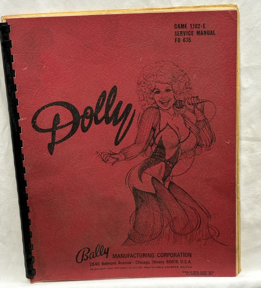 ORIGINAL-BALLY-DOLLY-SERVICE MANUAL