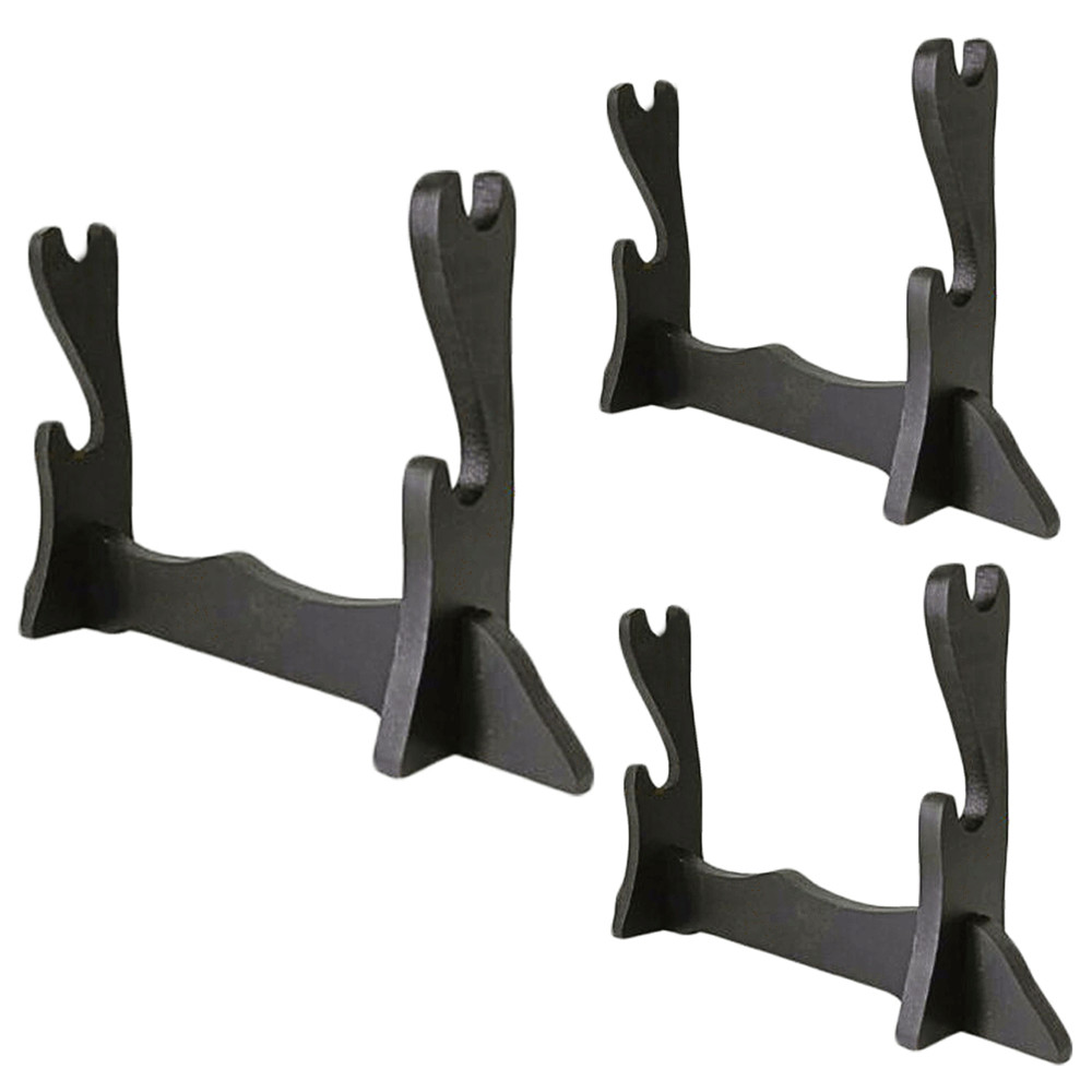 Mini Samurai Sword Katana Tanto Stand Holder Display Rack Bracket 2 Tiers (3Pc)
