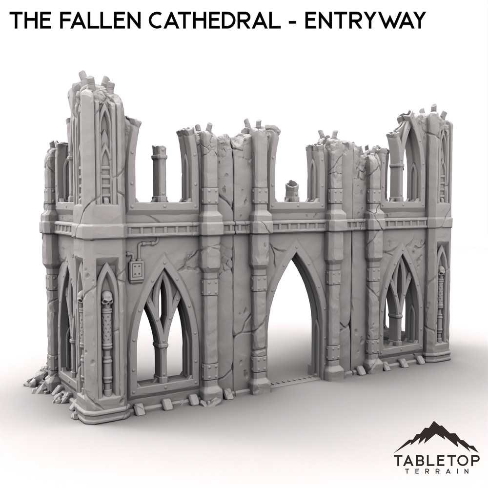 The Fallen Cathedral - Entryway - Grimdark Gothic Wargaming Tabletop