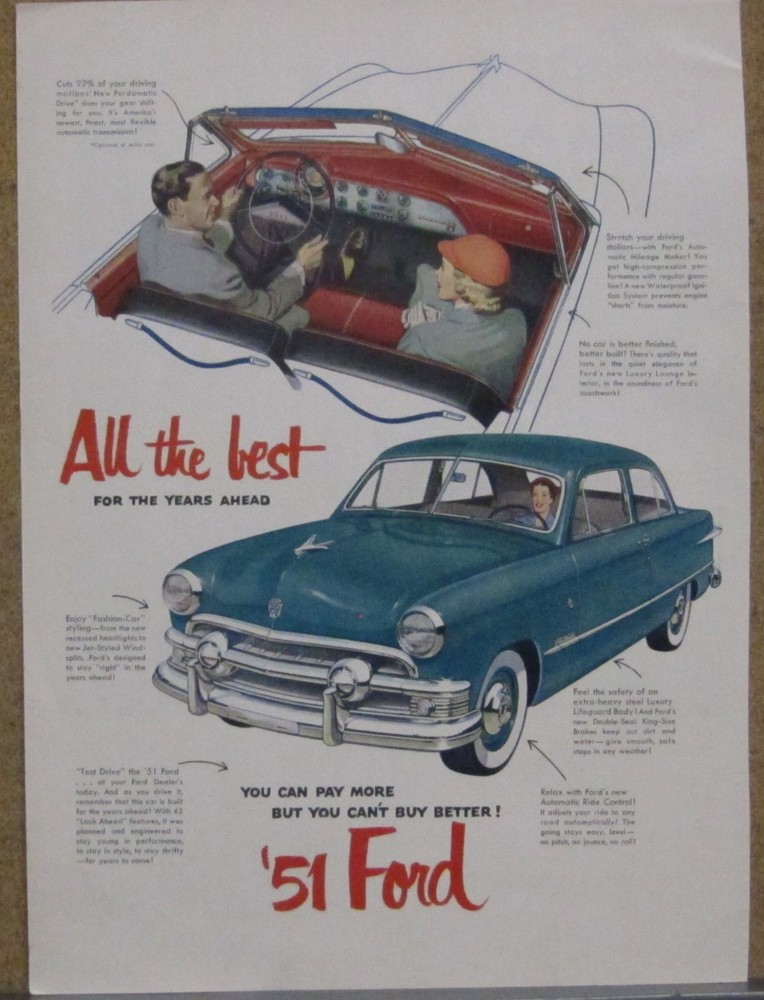 1951 Ford Ad