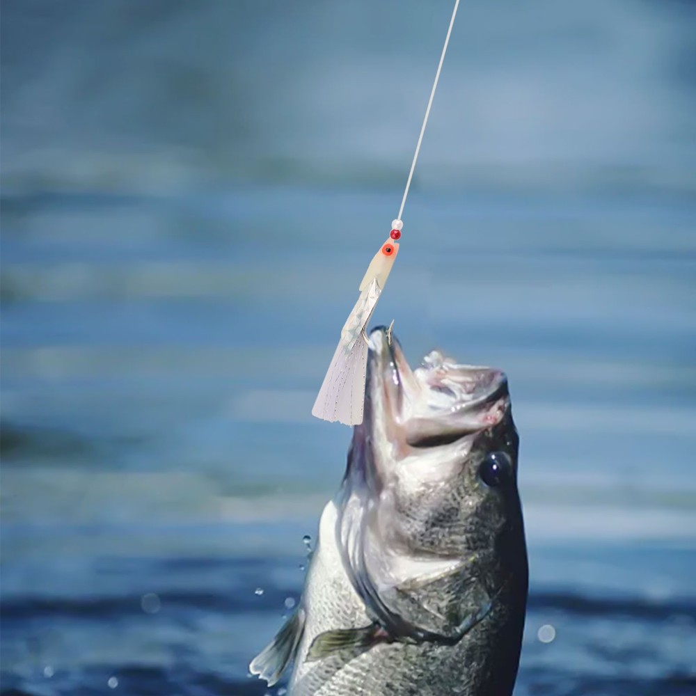 Outdoor Bait Jigs 0.5mm/80mm Supporting String 0.6mm/150cm Main String