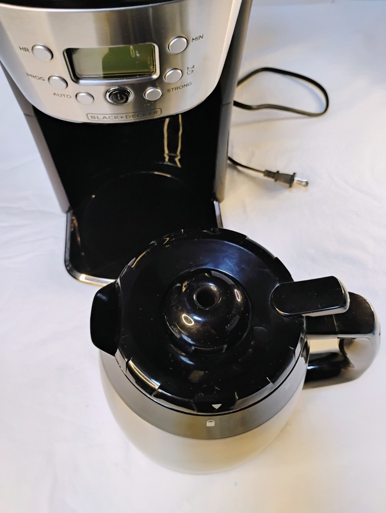 Black+Decker CM2036 12-Cup Thermal Programmable Coffee Maker w Stainless Carafe