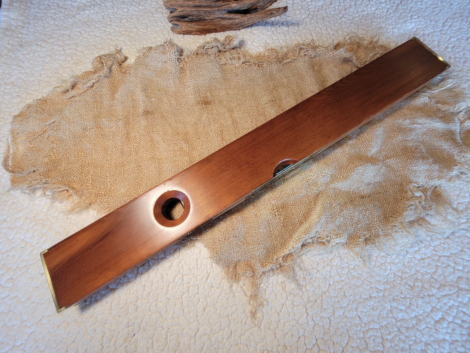 Antique STANLEY No. 3 Level 100% Restoration 26" Cherry Exc.