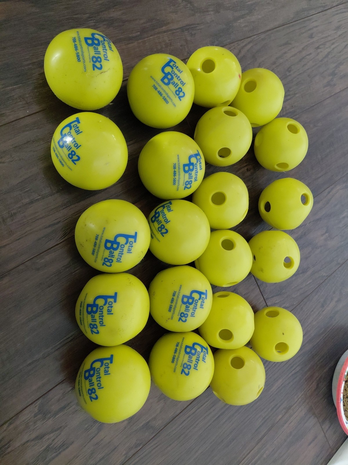 TOTAL CONTROL BALL TCB 82 Softball Weighted Training Balls 21 Total