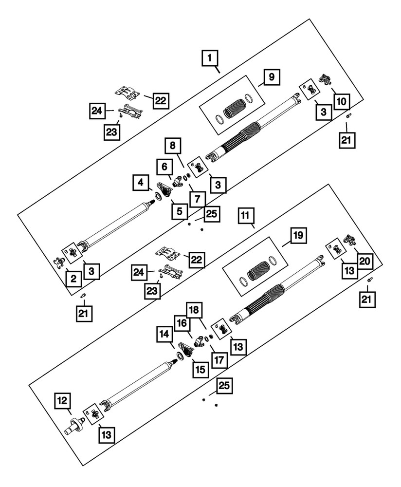 Genuine Mopar U-Joint Kit 68417911AA