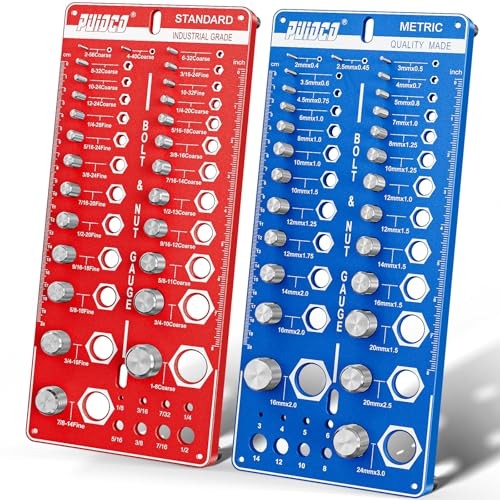 68 Nut and Bolt Thread Checker Standard and Metric, Screw 68 Thread Checker