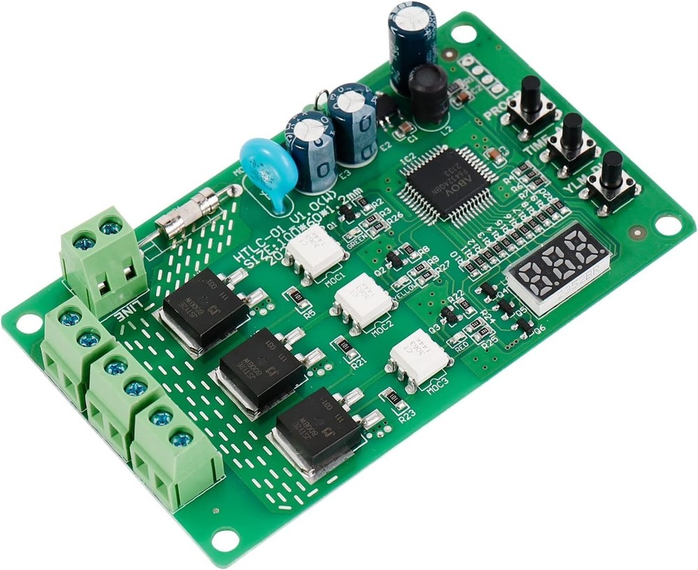1pc 3 Channel Traffic Light Controller Sequencer 85V-265V Digital Display