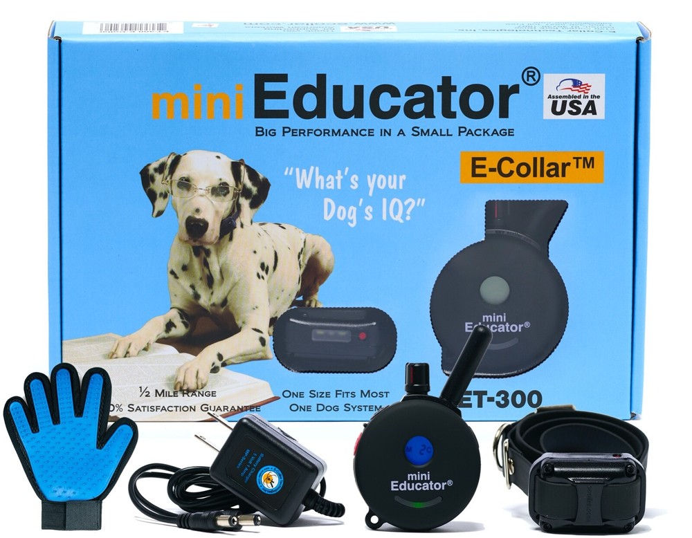 Mini Educator E-Collar Off Leash Dog Remote Training 1/2 Mile Range ET-300