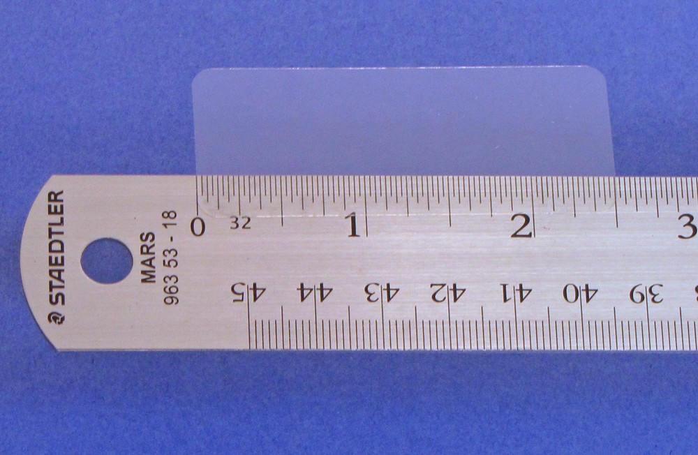 Clear Extreme Stick Adhesive Rectangular Labels 2.5" x 1" 500 Roll #251CLRES