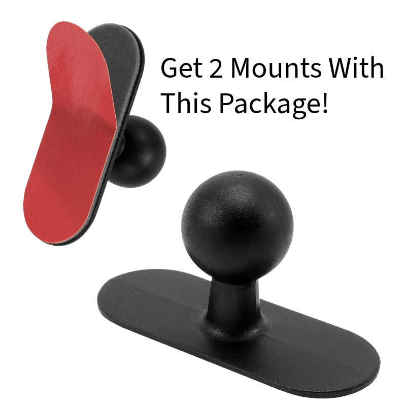 2 Car Dash Adhesive Mount for Garmin Nuvi, Drive, DriveAssist, DriveLuxe GPS