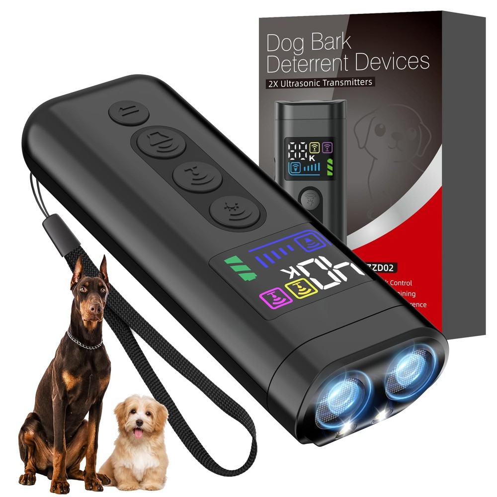Dog Bark Deterrent Device, 65 FT Range,3X Ultrasonic Bark Deterrent Device & ...