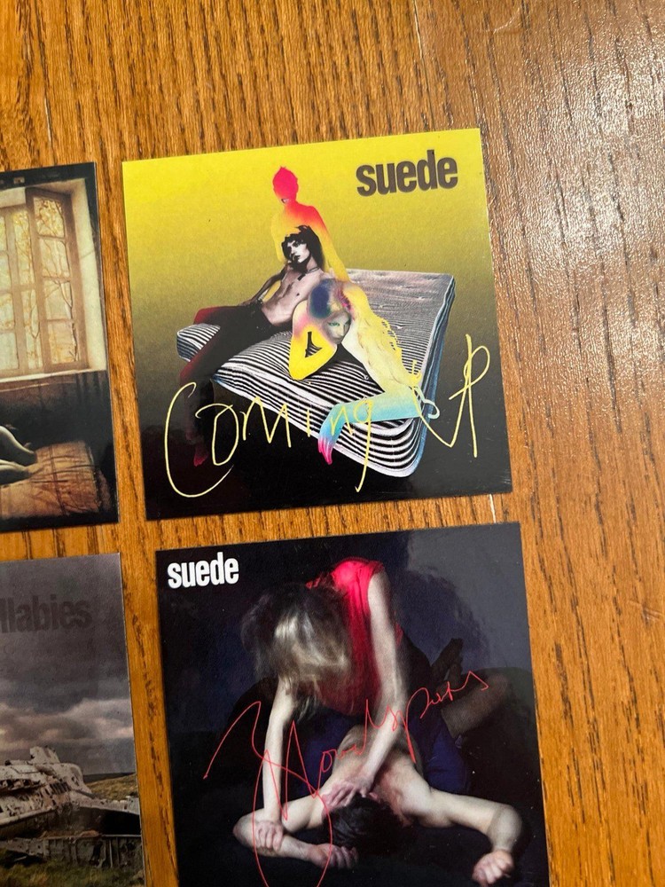 Suede fridge magnets
