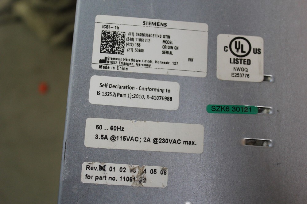 SIEMENS MEDICAL SOLUTIONS CONTROLLER ICSi-1b