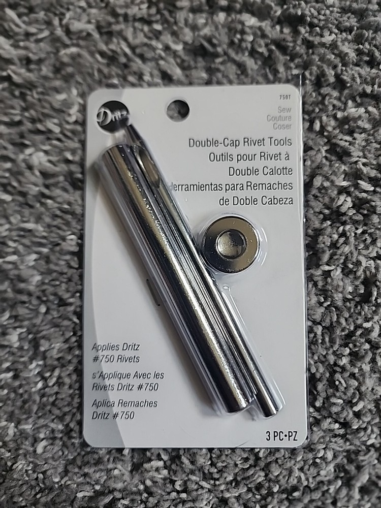 Dritz Double-Cap Rivet Tools, 3pc