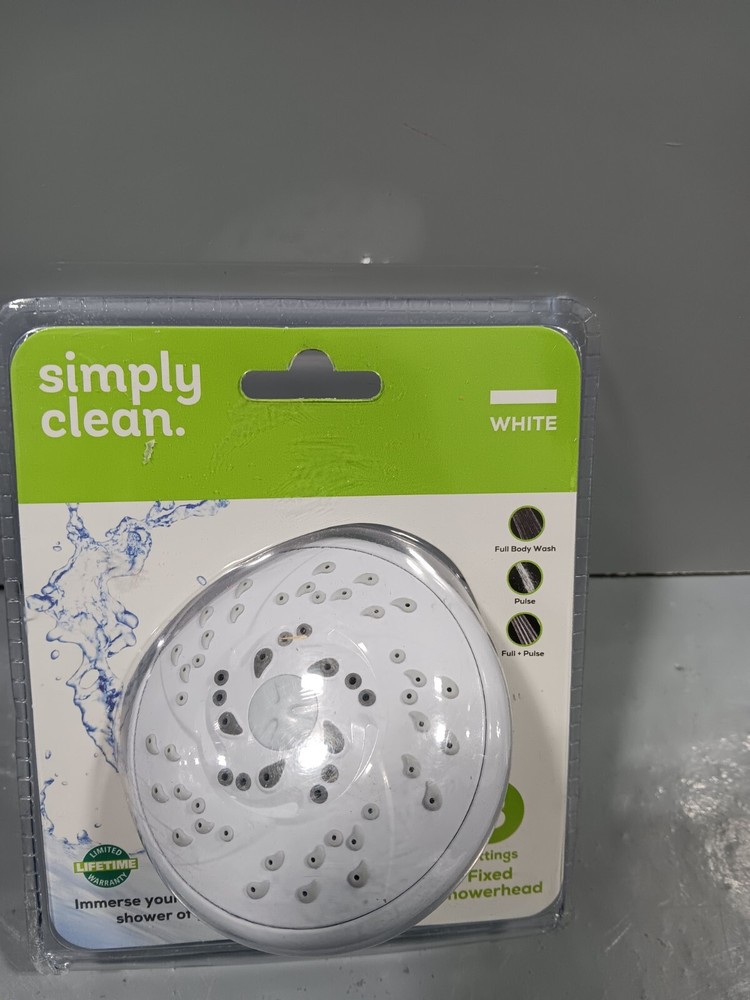 SIMPLY CLEAN 3 SETTINGS FIXED SHOWERHEAD