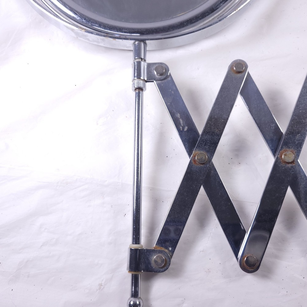 Jerdon Stainless Steel Expandable Wall Mirror