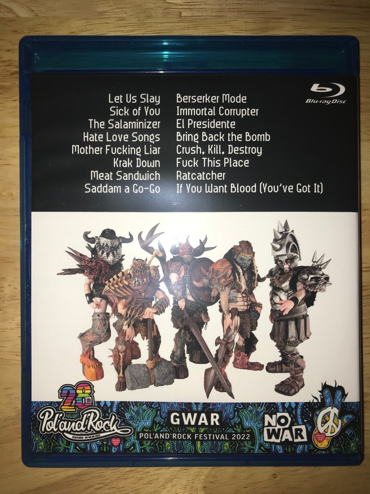 GWAR - Live at Poland Rock 2022 Blu-ray Blothar the Berzerker