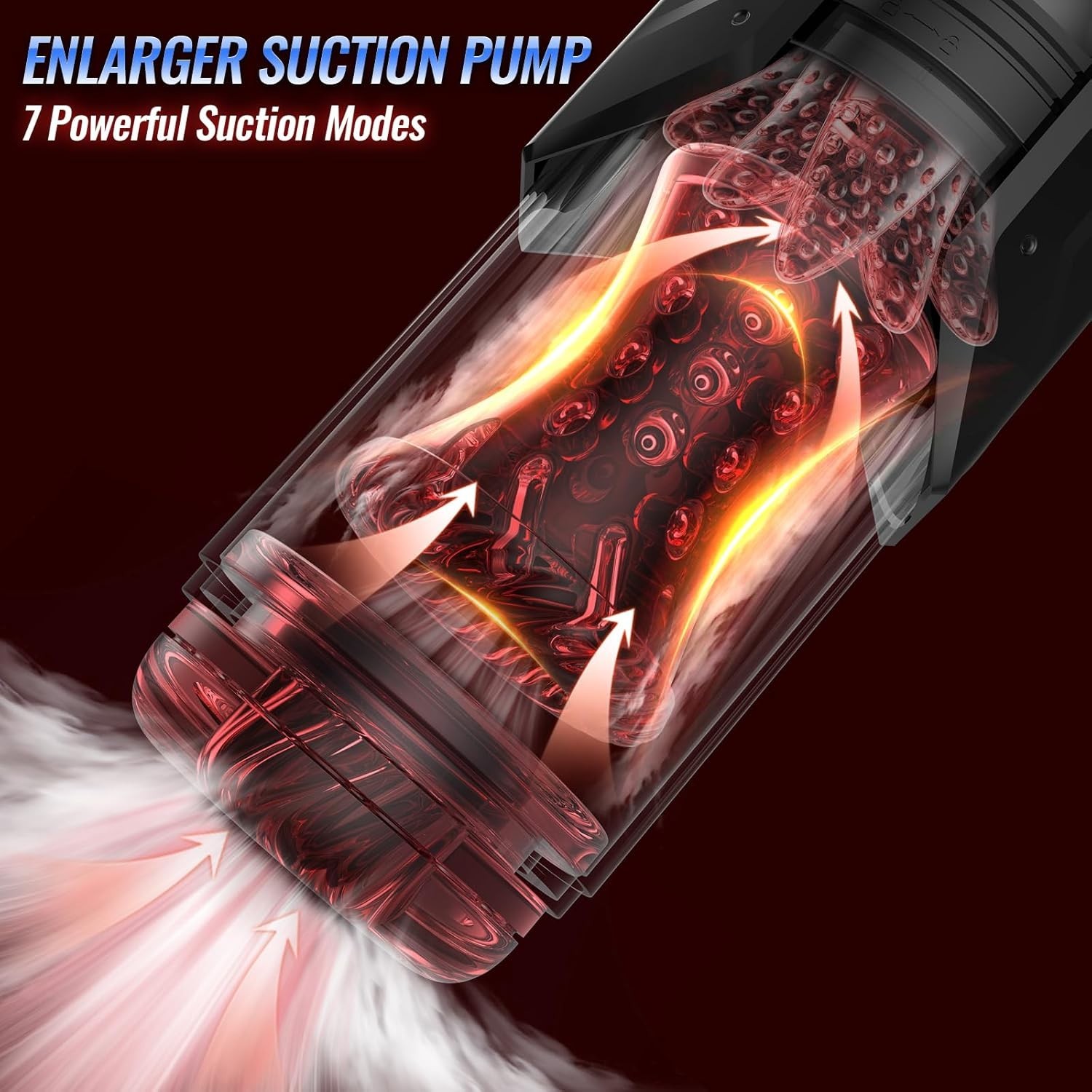 Male Masturbaters Automatic HandsFree Rotating Cup Thrusting Stroker Lubricants