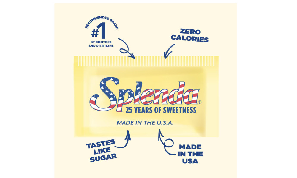 SPLENDA Zero Calorie Sweetener, 2000 Count Packets