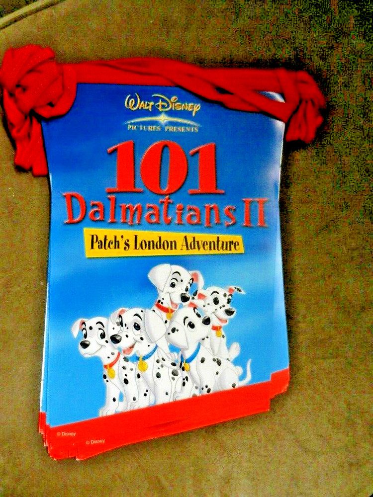 Disney 101 dalmations  2 decorative bunting