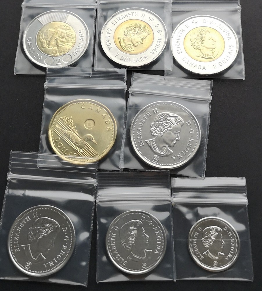 ***CANADA 2018 COMPLETE UNCIRCULATED COINS SET ***