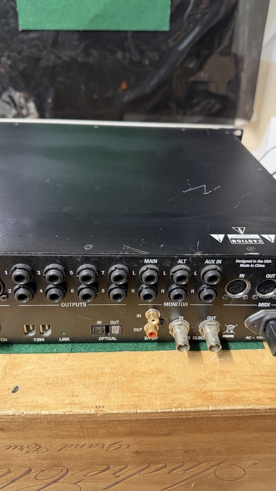 Digidesign 003 Rack Audio Interface Pro Tools FireWire Tested