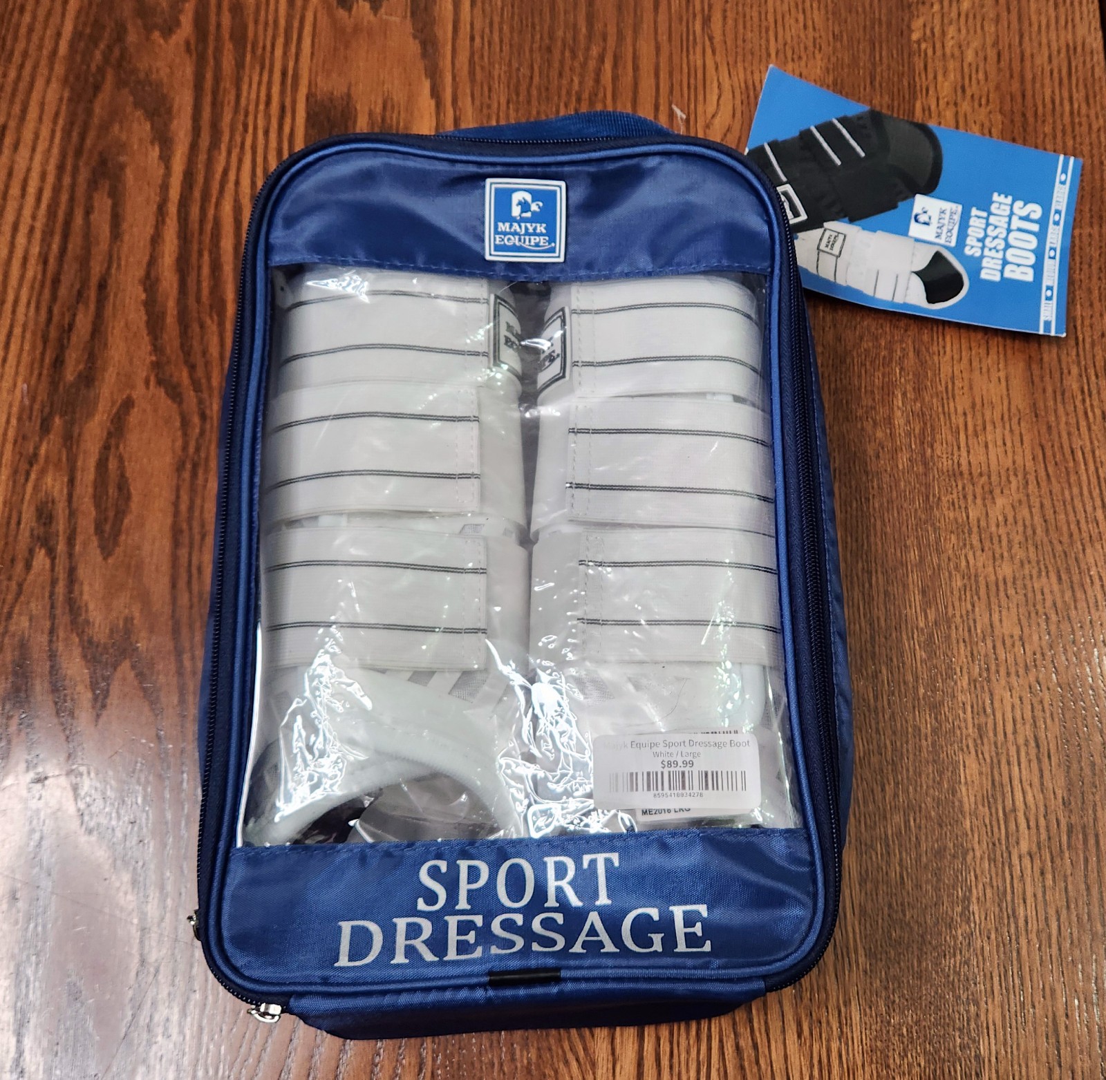 Majyk Equipe, New, Sport dressage boots, white, large, MSRP $89.99