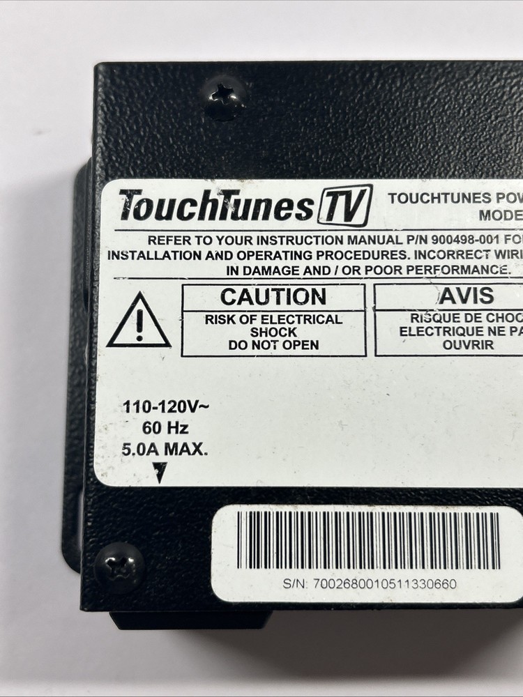 Touchtunes Power Module Model 700268-001 ***Read***