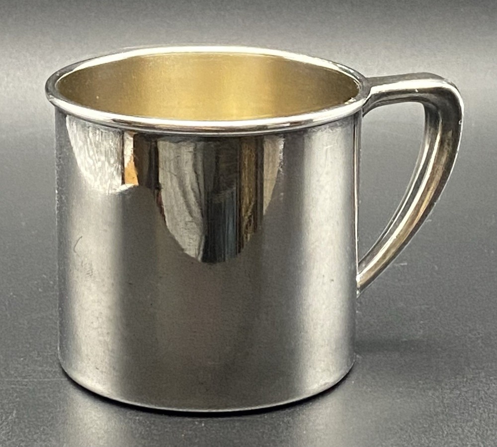 Vtg Oneida Community Silverplated Baby Cup, 00300, 1950’s, EUC