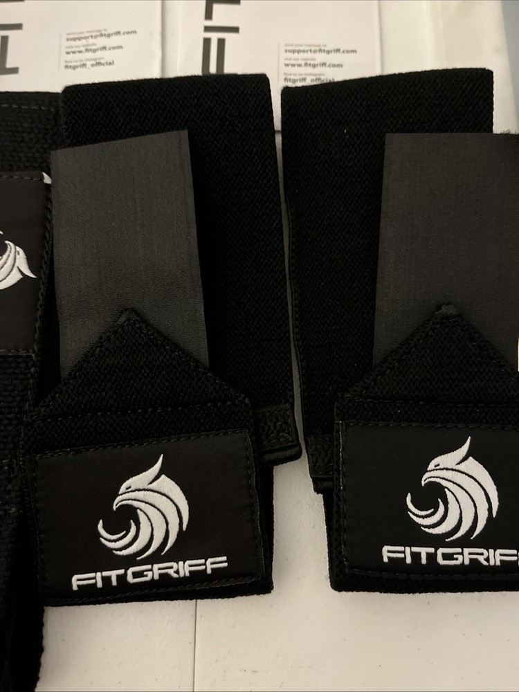 Fitgriff Lifting Strap And Wrist Wrap Bundle Black